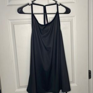 Black and purple tank top